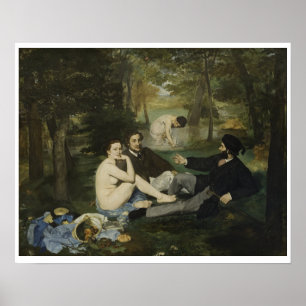 Poster Edouard Manet - Luncheon on the Grass