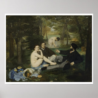 Poster Edouard Manet - Luncheon on the Grass