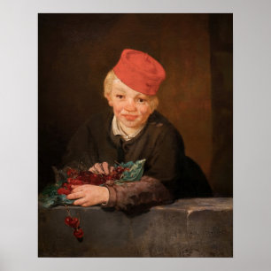 Poster Edouard Manet - Menino com Cerejas