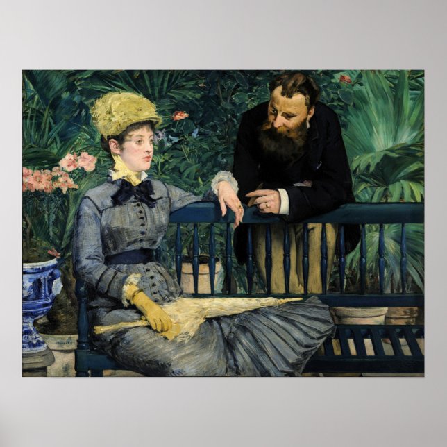 Poster Edouard Manet - No Conservatório (Frente)