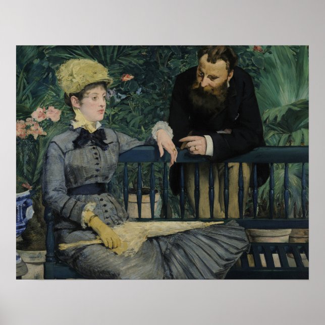 Pôster Edouard Manet - No Conservatório (Frente)
