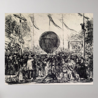 Poster Edouard Manet - O Balão