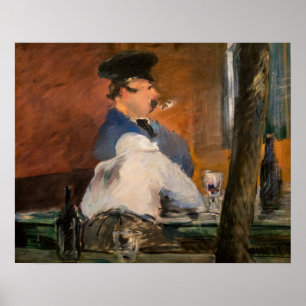 Poster Edouard Manet - O Bar, Le Bouchon