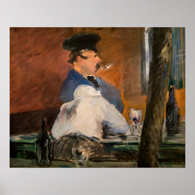 Poster Edouard Manet - O Bar, Le Bouchon (Frente)