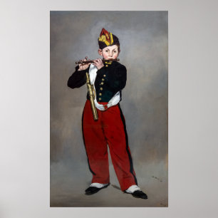 Poster Edouard Manet - O Friso / Jovem Flautista
