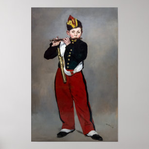 Poster Edouard Manet - O Friso / Jovem Flautista