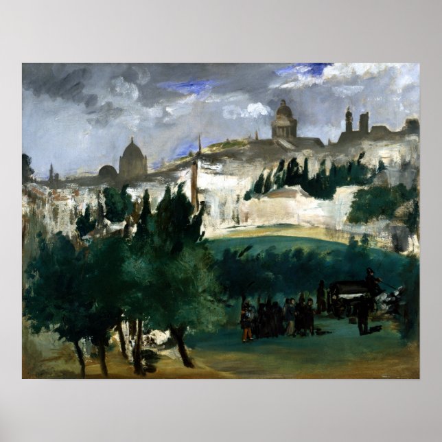 Poster Édouard Manet O Funeral (Frente)