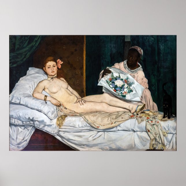 Poster Edouard Manet - Olympia (Frente)