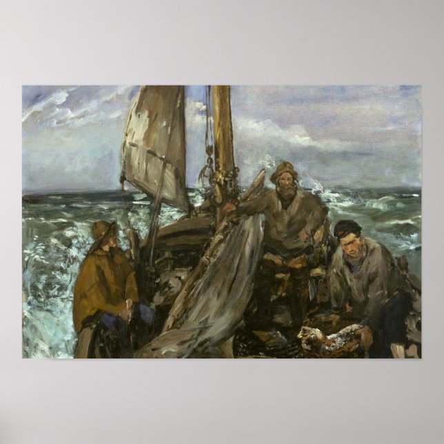 Poster Edouard Manet - Os Touros do Mar (Frente)