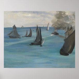 Poster Edouard Manet - Sea View, Calm Weather