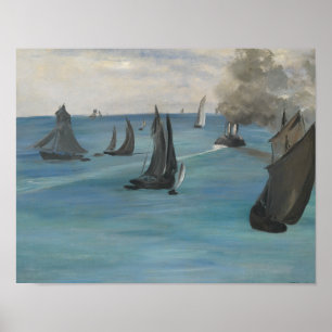 Poster Edouard Manet - Sea View, Calm Weather