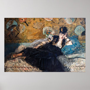 Poster Edouard Manet - Senhora com ventiladores