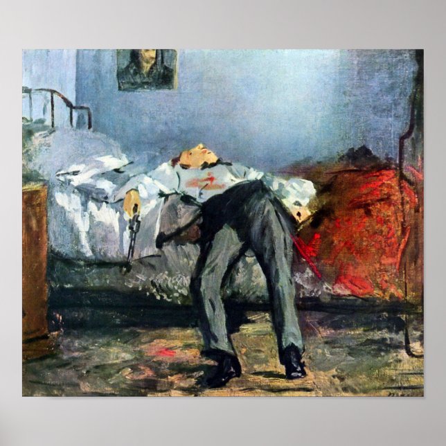 Poster Edouard Manet - Suicídio (Frente)