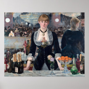 Poster Edouard Manet - Um Bar na Folies-Bergere