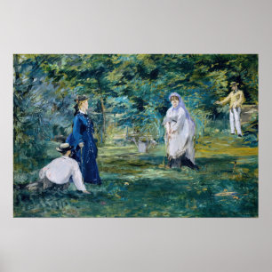 Poster Edouard Manet - Um Jogo de Croquet