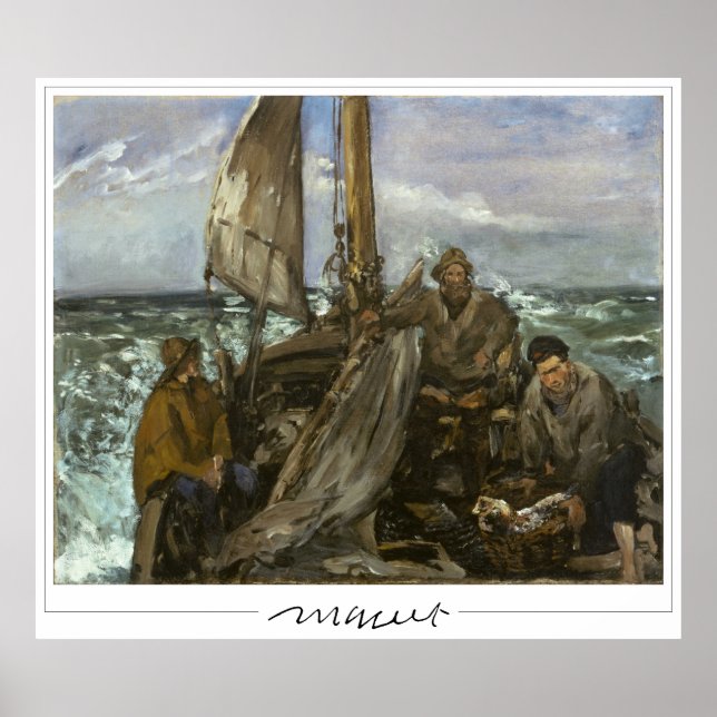 Poster Édouard Manet Zedign Cartaz de Arte #15 — 2 (Frente)