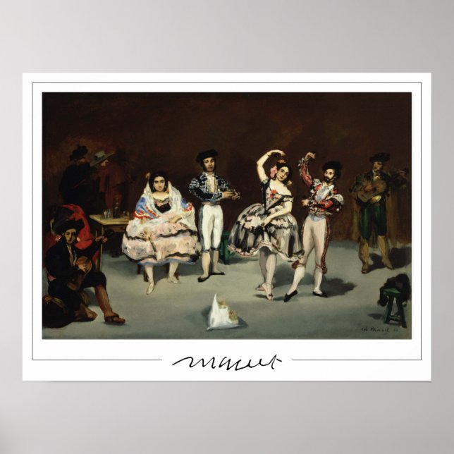 Poster Édouard Manet Zedign Cartaz de Arte #18 (Frente)