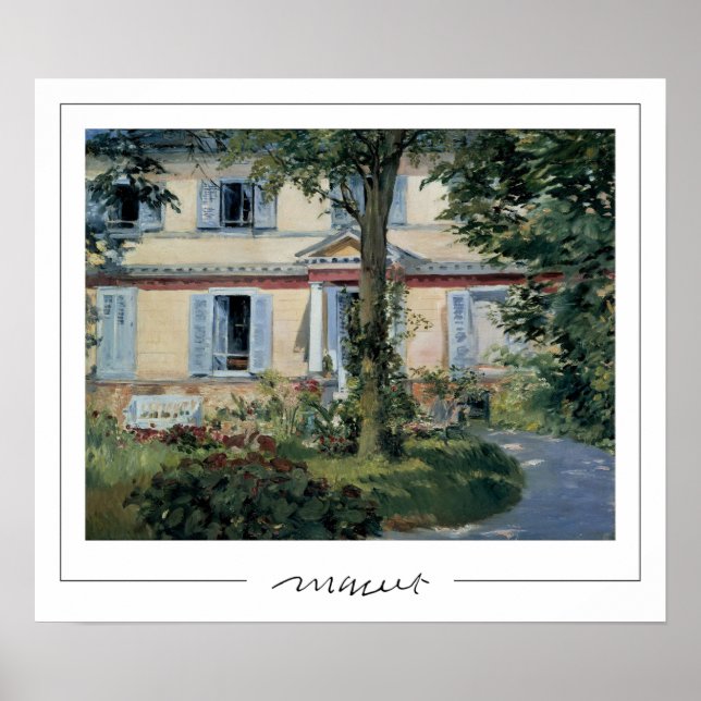 Poster Édouard Manet Zedign Cartaz de Arte #202 (Frente)