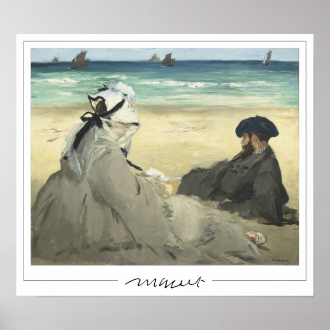 Poster Édouard Manet Zedign Cartaz de Arte #89 (Frente)