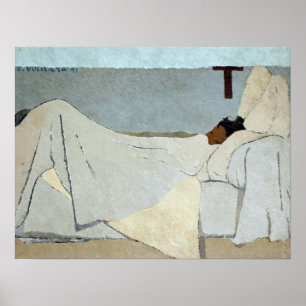 Poster Edouard Vuillard Na Cama