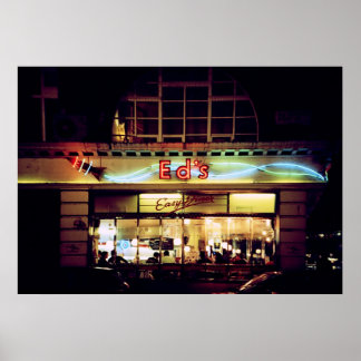 Pôster Ed's Diner in Soho London Reino Unido