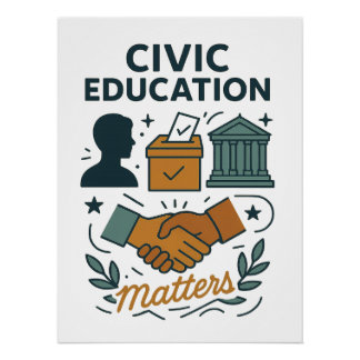 Pôster Educação Cívica Importa