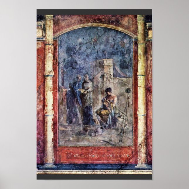 Pôster Educação De Dionísio Por Römischer Meister (Frente)