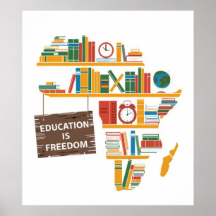 Poster Educação é liberdade
