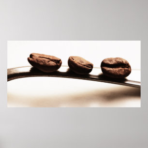 Poster Educado - Três Kaffeebohnen