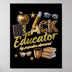 Poster Educador Negro Por Demanda Popular História Negra