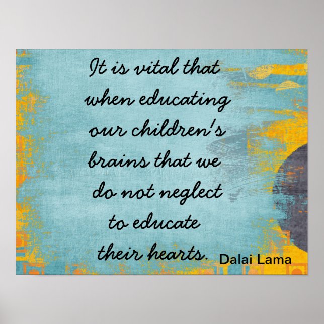 Pôster Educar seus corações (Frente)