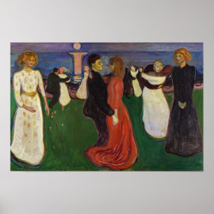 Poster Edvard Munch - A dança da vida