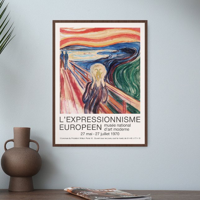 Poster Edvard Munch A Exposição De Arte Do Gritar Rare Im (Criador carregado)
