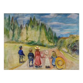 Pôster Edvard Munch - A Floresta de Fairytale