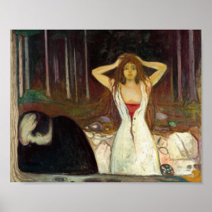 Poster Edvard Munch - Cinzas