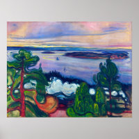 Edvard Munch - Comboio Fumado