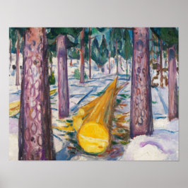 Poster Edvard Munch é o registro amarelo