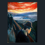 Poster Edvard Munch - Humor Doente no Sunset, Desespero 1<br><div class="desc">Doença no pôr do sol,  desespero - Edvard Munch,  Oil on Canvas,  1892</div>