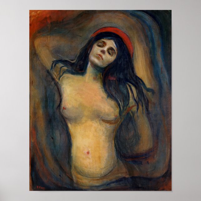 Poster Edvard Munch - Madona (Frente)