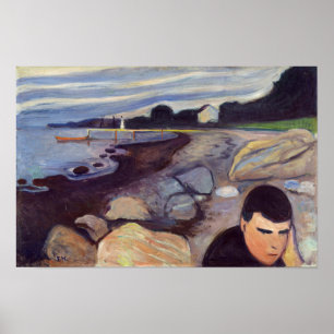 Poster Edvard Munch - Melancholy