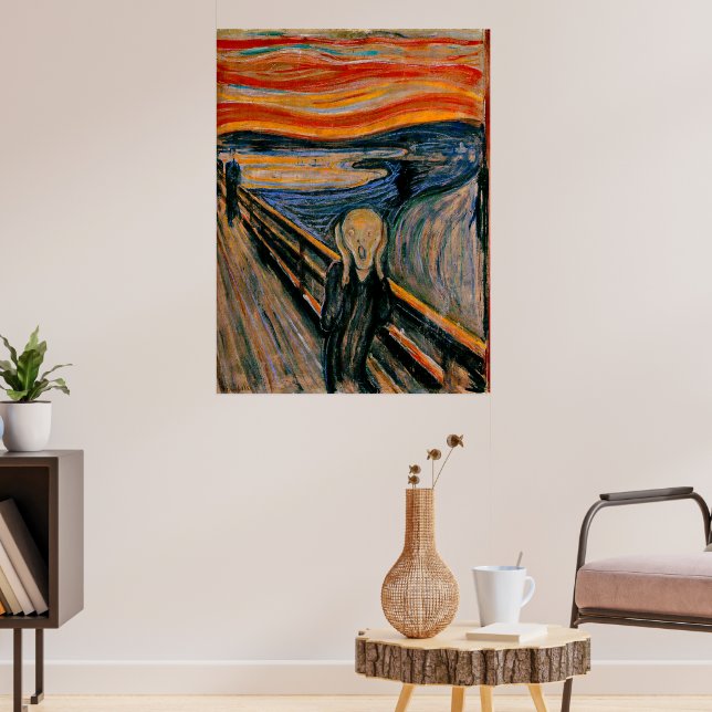 Poster Edvard Munch - O Gritar (Sala de Estar 3)