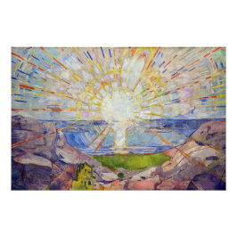 Pôster Edvard Munch - O Sol 1911