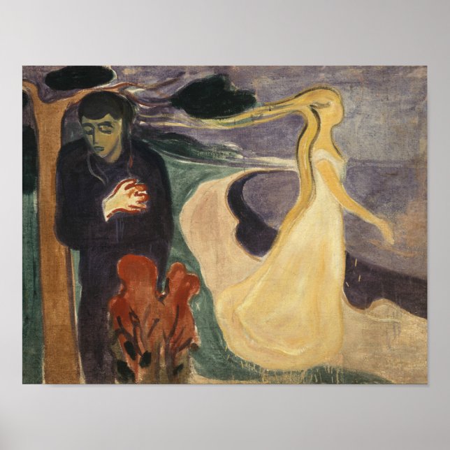 Pôster Edvard Munch - Separação (Frente)