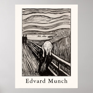 Poster Edvard Munch – The Scream (1895)