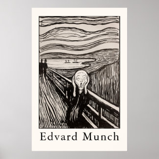 Poster Edvard Munch – The Scream (1895)