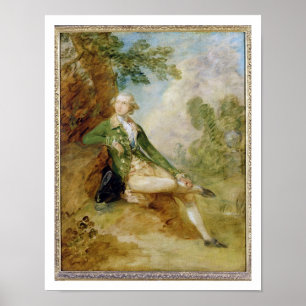 Poster Edward Augustus, Duque de Kent, c.1787 (petróleo s