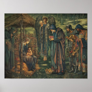 Pôster Edward Burne-Jones - A Estrela de Belém