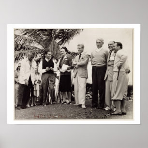 Pôster Edward, duque de Windsor (1894-1972) e de Wallis,