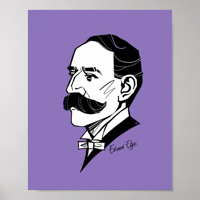 Poster Edward Elgar (Frente)
