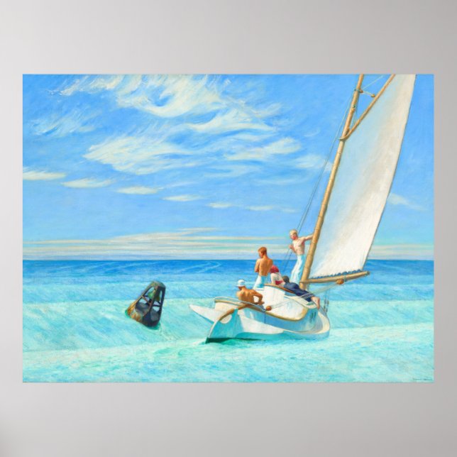 Pôster Edward Hopper Ground Swell (1939) Belas Artes (Frente)